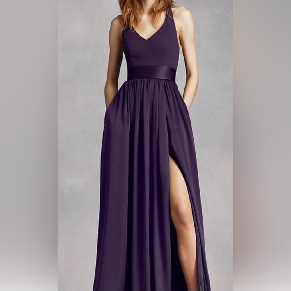 Vera Wang Brand Plum Bridesmaids Dress size 2